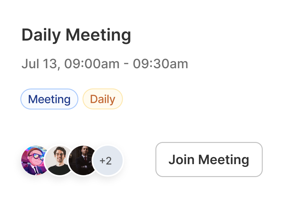 daily meeting