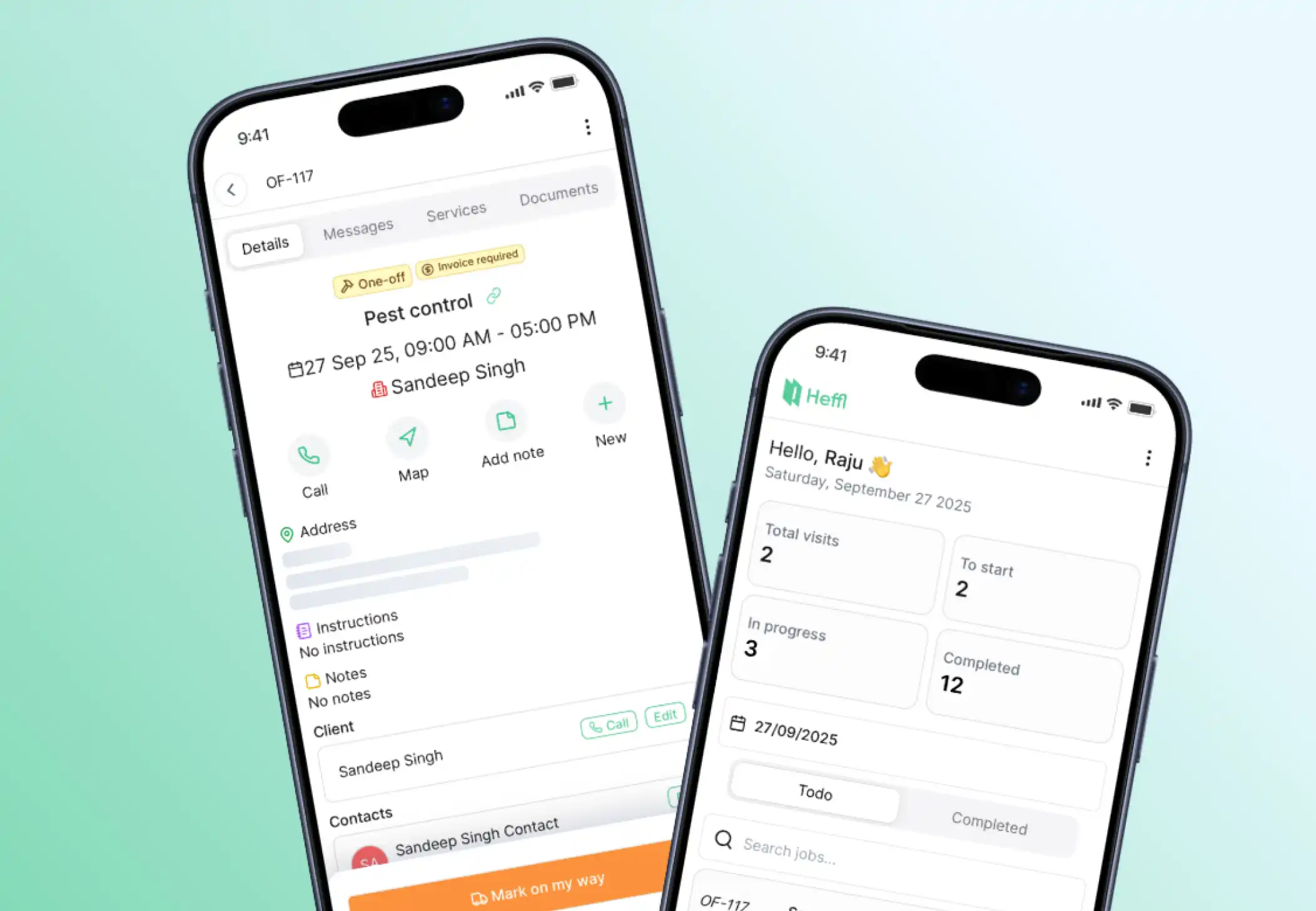 Worker App Features